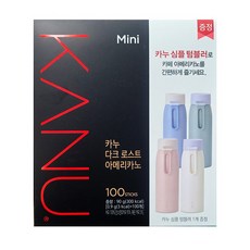 맥심 카누 다크 로스트 아메리카노 미니 100T + 사은품 (심플텀블러)