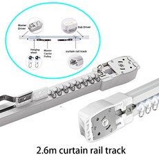 투야 와이파이 전동 커튼 모터용 커튼 트랙 커스텀 지그비 전기 커튼 레일 Ziptrack 철도 Dt82tv 와 호환