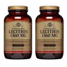 솔가 레시틴 1360mg 100정 X 2병, 2개