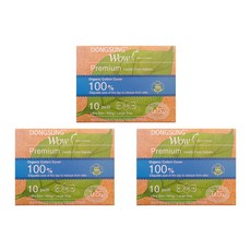 동성제약 와우 프리미엄 유기농 순면커버 대형(10개입) 생리대, 3개, 10개입, 대형