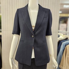 꼼빠니아 24SS 슬림핏 5부 싱글 자켓 여름 하객 결혼식 CAEU5-WJK230