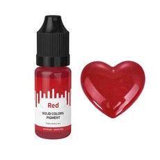 실리콘몰드 단색 에폭시 수지 안료 액체 착색 염료 몰드 DIY 수제 공예 보석 만들기 10ml, [03] 03, 1개