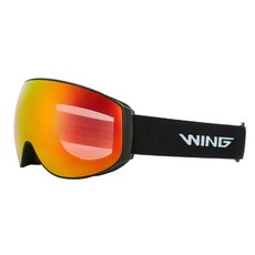 WING WX 여성 스키 보드 미러 안경병용 고글 BLACK, RED