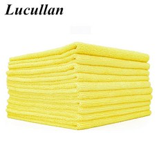 Lucullan 기본 모델용 도매 링크 자동차 관리 코팅 왁싱 디테일링에 사용 40x40cm 300GSM 엣지리스 타월 10, 1개