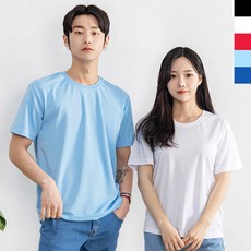 더파라조 남여공용반팔셔츠 여름티셔츠 쿨론라운드티