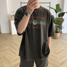 피그먼트반팔반바지세트