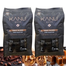 카누 카페 블렌드 다크 로스팅 홀빈, 홀빈(분쇄안함), 1.13kg, 2개