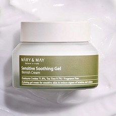 MARY&MAY 마리엔메이 Sensitive Soothing Gel Cream 센서티브 수딩 젤 블레미쉬 크림 70g, 마리엔메이 센서티브 수딩 젤 크림 70g