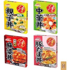 마루하 니치로 골드 덮밥 4종 모듬 오야코동 마보동 중화 덮밥 돼지 다마 덮밥 각 4개씩, 1개