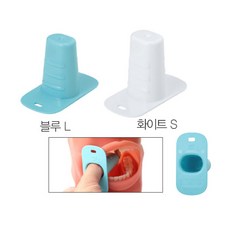 [오럴케어] 손가락 가드 덴탈블록, 1개, 블루(L)