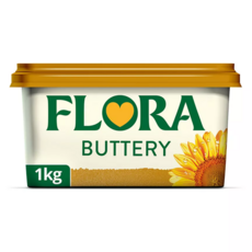 Flora 플로라 버터리 스프레드 1kg, 1개