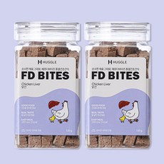 허글 에프디바이츠 동결건조간식 닭간 120g 2개 강아지 고양이 트릿