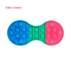 뜨거운 판매 쥐 죽이는 개척자 국경 장난감 프레스 빨판 실리콘 그립 핀치 음악 벤트 감압 장난감, 하나, 컬러 핸들