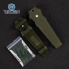 WADSN 워드슨 정글 번개가 잦다 베게우유껌 방수 플러쉬램프 전술 매직 헬멧램프 LED, 군녹색 색상 시계줄 （한쌍 ）