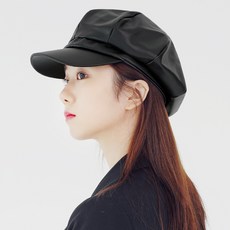 마인드맵 레더 헌팅캡 가죽 레자 빵모자