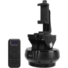 ASHATA 2.4G 전동 파노라마 삼각대 볼 헤드 자동 회전 리모컨 팬 틸트 사진 브이로그 촬영 등한 3.5mm 셔터 릴리스 인터페이스 ., ASHATA 2.4G 전동 삼각대 볼 헤드 자동 회전, 1개