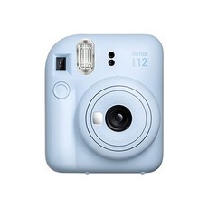 폴라로이드 카메라 즉석 사진기 신제품 후지필름 인스탁스 미니 12 인스턴트 블라썸 퍼플, 블라썸 핑크, 20개의 필름으로, 5.Pastel Blue - Camera only