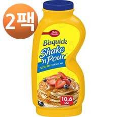 베티 크로커 비스퀵 셰이크 앤 포어 버터밀크 팬케익 믹스 10.6oz, 2팩