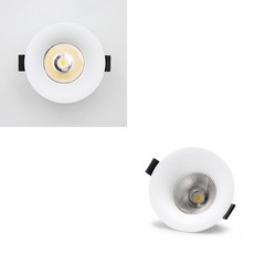 [IKEL] 2인치 COB LED 6W 플리커프리 SMPS형 타공; 55mm, 2인치 6W 3000K 전구색, 1개