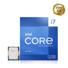 인텔 코어 intel core i7-13세대 13700K 정품 벌크 새상품 당일배송, 배송 - 13700k