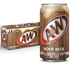 A&W 루트 비어 355ml 12캔 Root Beer 12 fl oz cans count