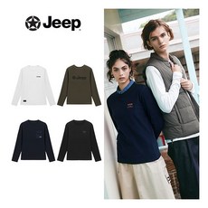 [지프] JEEP 남성 23FW 더블 레이어 에센셜 티셔츠 4종