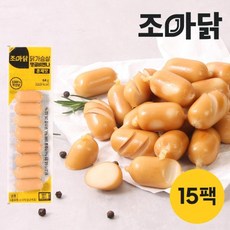 조아닭 닭가슴살소시지 탱글비엔나 훈제맛 64g X 15팩(960g), 15개