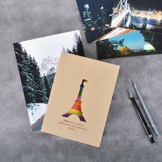 모던홀릭 미니 포켓식 사진앨범 포토북, 50장, 에펠탑