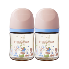 더블하트 모유실감 3세대 트윈팩블루밍가든 PPSU 애니멀타운 160ml 2개 상품 이미지