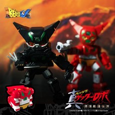 52TOYS 메가박스 유니버설 커버 타워 로봇 1호 레드 블랙 액션피규어, 유니버셜 박스 시리즈 - 커버 타워(블랙)