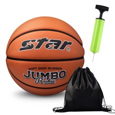 스타 농구공 점보루키7호 BB6067 + 투센 볼펌프 + 투센 볼가방, 7호