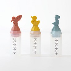 이크 검정눈금 실리콘 투약병 3종, 2세트