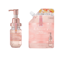 and honey 앤허니 멜티 모이스트 리페어 헤어 오일 100ml+리필 75ml 세트