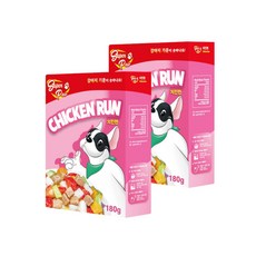 슈퍼포우 동결건조 자연식 사료 180g x 2, 치킨런, 2개