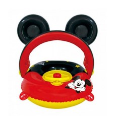 디즈니 미키마우스 파라솔 쿠션 보행기 튜브, 혼합 색상, 1개