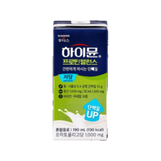 일동 하이뮨 프로틴밸런스팩 저당, 190ml, 24개