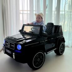 키즈생활연구소 벤츠 지바겐 G63 유아 어린이 아이 전동자동차 블랙