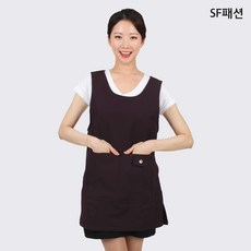 진보라 기모 원피스앞치마, L(AE324)