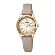 [Citizen] 시계 위카 데이 & 데이트 솔라 테크 KH3-525-90 레이디스 베이지