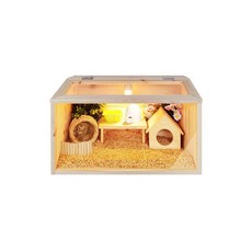 육지거북 사육장 온도조절 조절 육지거북이 온도 도마뱀 파충류, 60x40x40-채광창 모델 풀세트, 1개