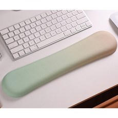 프라홈 파스텔 하트 키보드 마우스 실리콘 패드 받침대 쿠션 팜레스트 17종, 키보드 그린, 1개