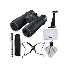 Nikon Prostaff 5 10x50 ATB Waterproof Fogproof Binoculars with Case Harness Smartphone Adapter, One Color