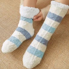 MMJ여성 여자 겨울 임산부 보온 롱 수면 양말 두꺼운 양말롱