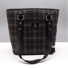 빈폴 체크 가죽 중고 여자 숄더백 가방