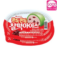 롯데제과 찰떡아이스 아이스크림, 24개, 90ml