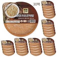 빼빼곤약 100g당 56kcal 현미귀리곤약밥 140g x 30팩