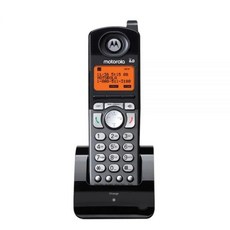 2라인 비즈니스 폰용 모토로라 ML25055 DECT 6.0 액세서리 핸드셋 블랙