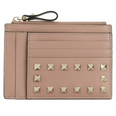 발렌티노 18S/S 락스터드 동전카드지갑 핑크PW2P0673 BOL P45