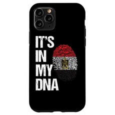 iPhone 11 Pro 이집트 국기 그것은 내 DNA 자랑스러운 이집트인 선물 케이스에 있습니다, 단일옵션