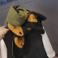 (제이)네오프렌 귀여운 곰돌이 가을 겨울 넥워머 롱웨어 SNA245